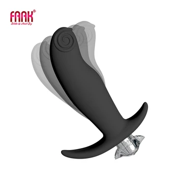 FAAK vibracija butt plug g-spot stimuliuoti vyrų prostatos masažas silikono vibratorius moterims masturbator sekso žaislų, vibratorių 10 greitis