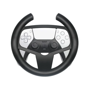 Juoda Lenktynių Žaidimų Vairas Skirtas PS5 DualSense Žaidimų Valdiklis Automobilio Vairo, Vairavimo Žaidimų Rankena